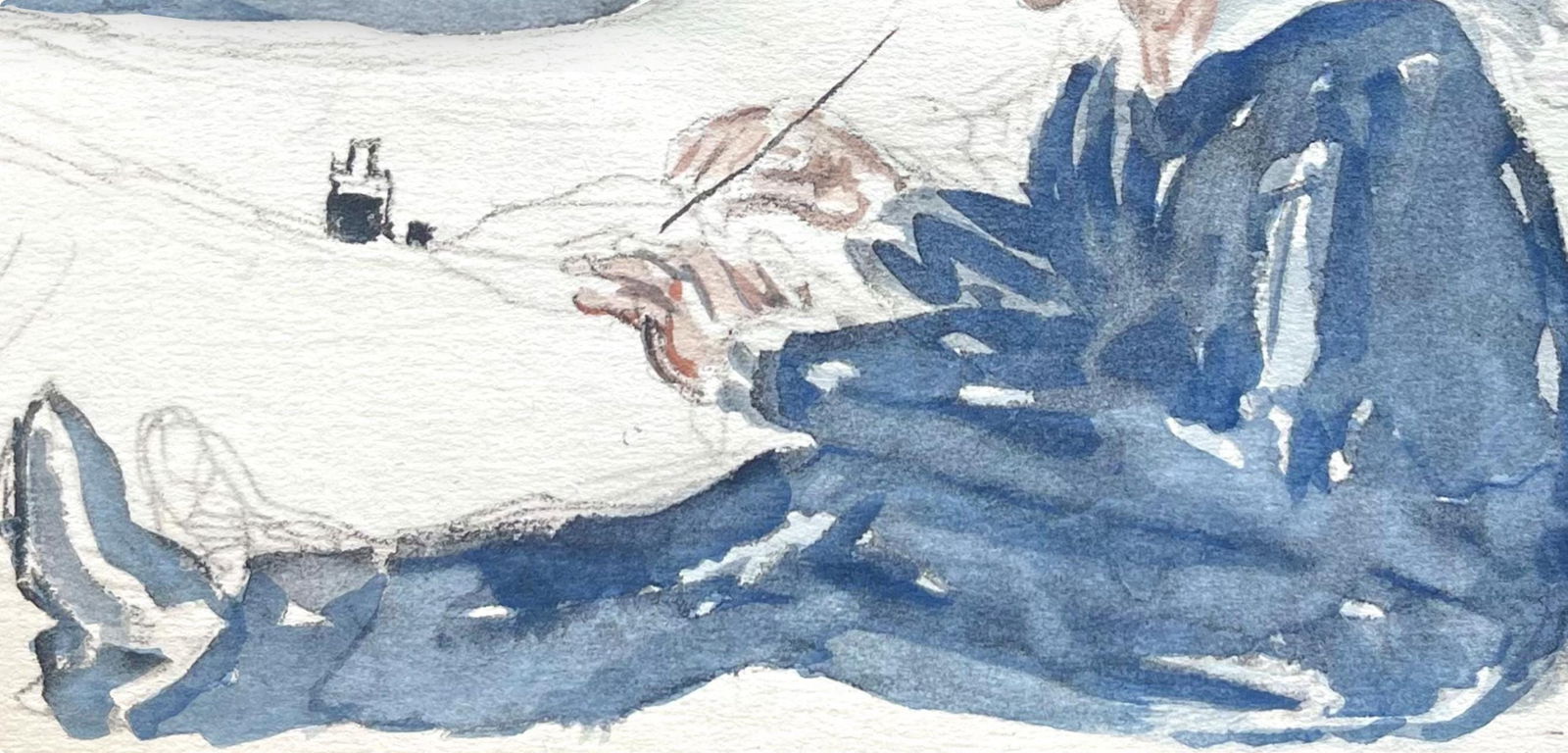 Lithograph - Henri de Toulouse-Lautrec - Composition - Toulouse-Lautrec - Album De Marine - 4