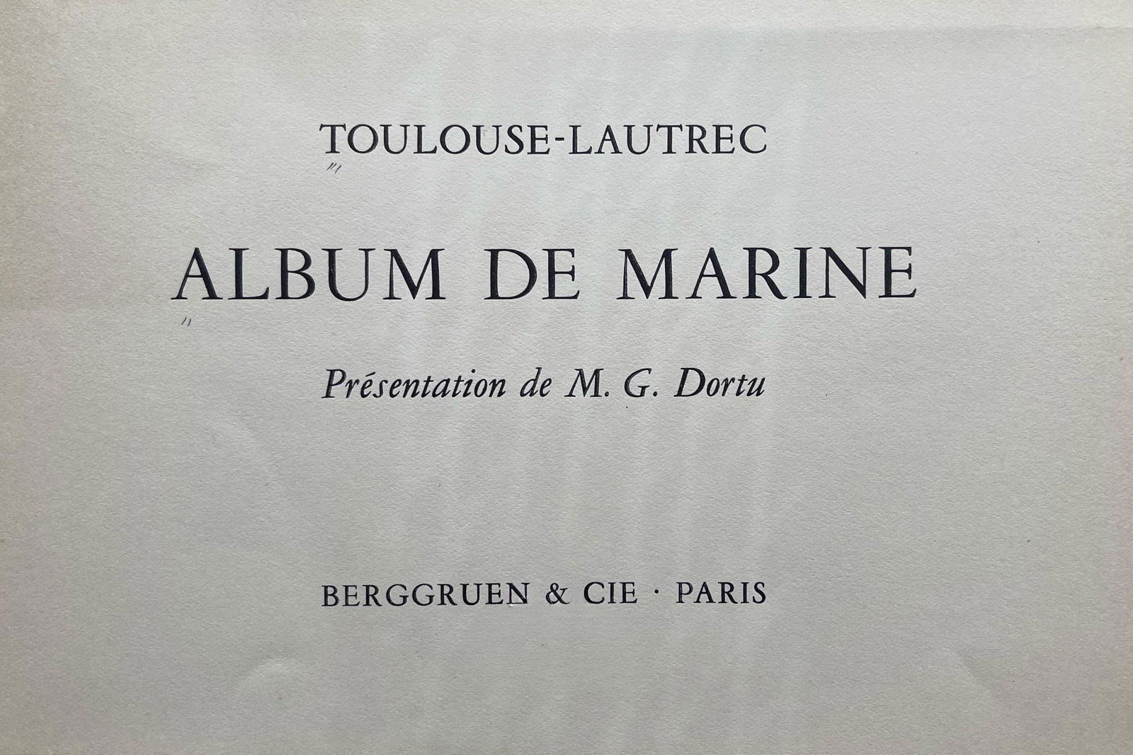 Lithograph - Henri de Toulouse-Lautrec - Composition - Toulouse-Lautrec - Album De Marine - 6