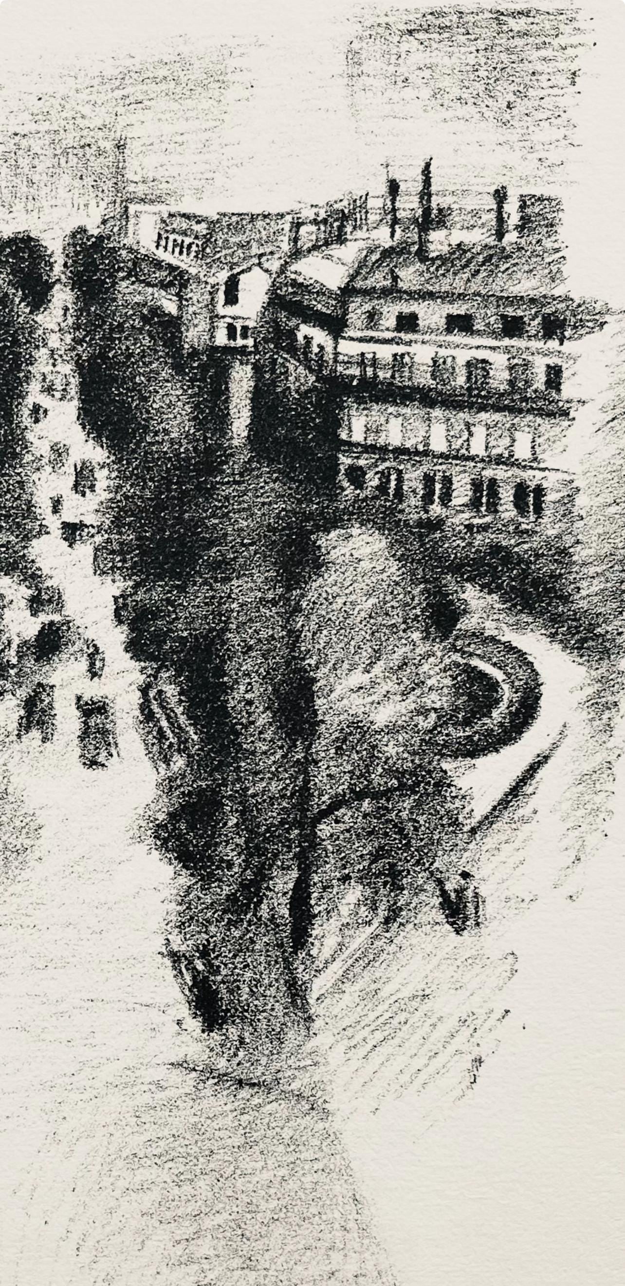 Lithograph - Robert Delaunay - La Madeleine et les Boulevard (Habasque 720-728) - Allo! Paris! - 4