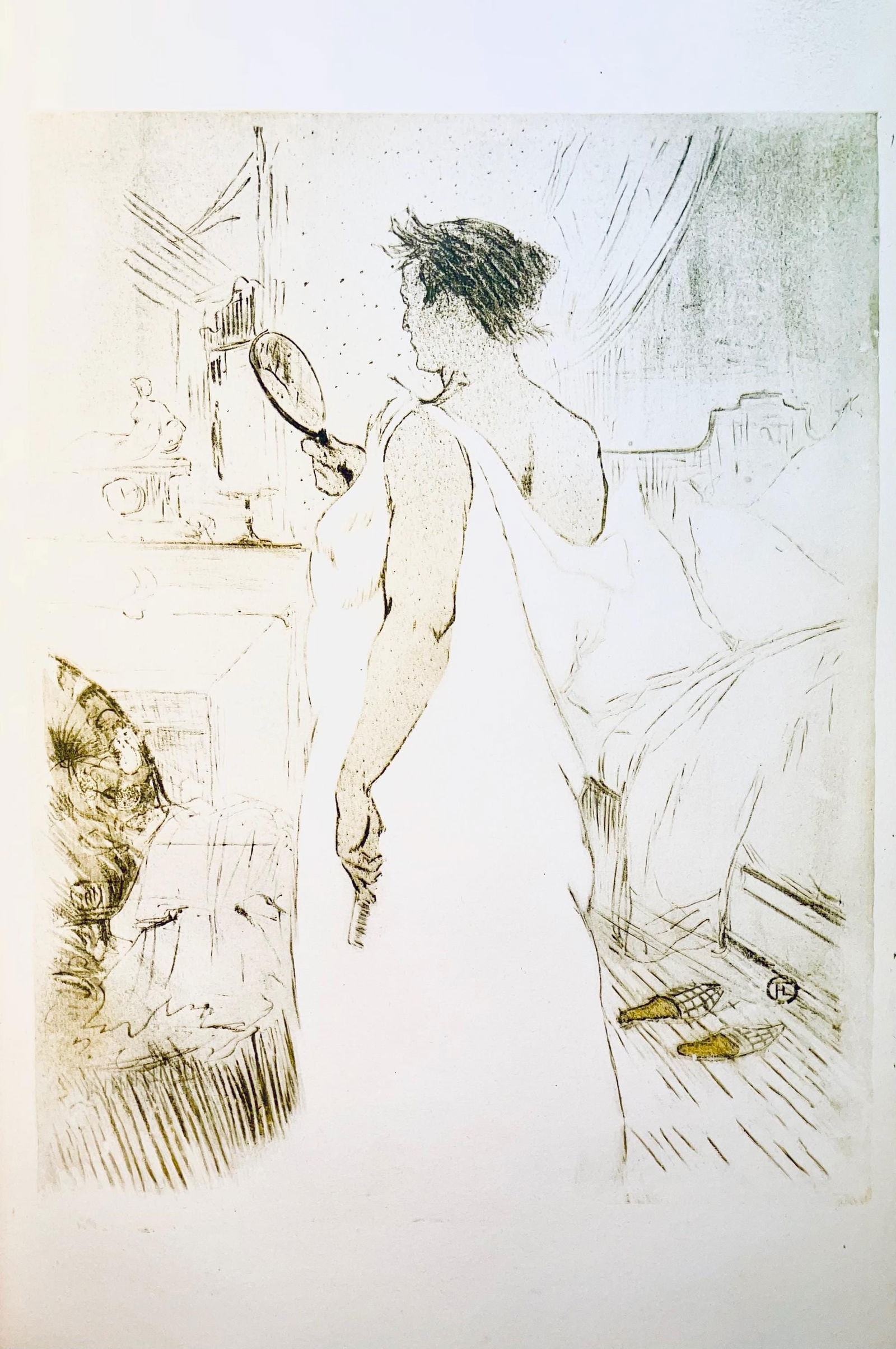 Lithograph - Henri de Toulouse-Lautrec - Composition - Images de Lautrec - 21 Planches en Couleurs - 5