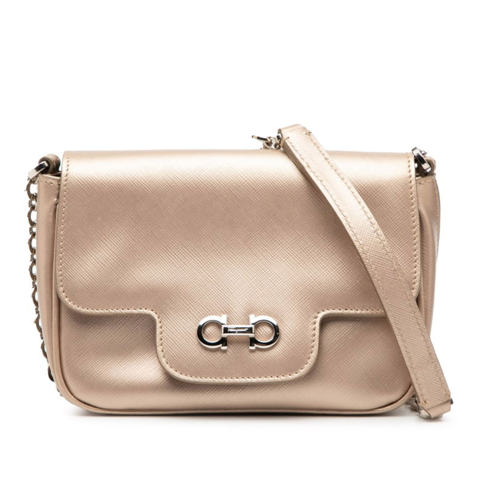 Leather Salvatore Ferragamo Shoulder Bag (1 of 6)