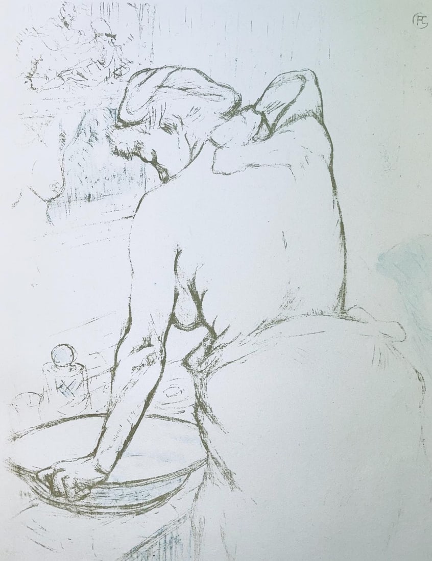 Lithograph - Henri de Toulouse-Lautrec - Composition - Images de Lautrec - 21 Planches en Couleurs (1 of 9)