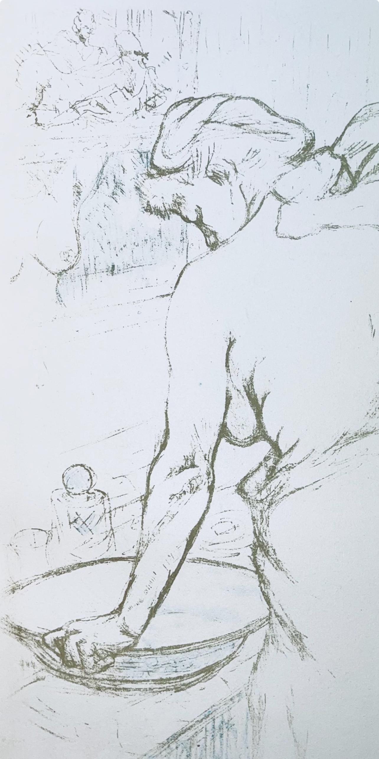 Lithograph - Henri de Toulouse-Lautrec - Composition - Images de Lautrec - 21 Planches en Couleurs - 2