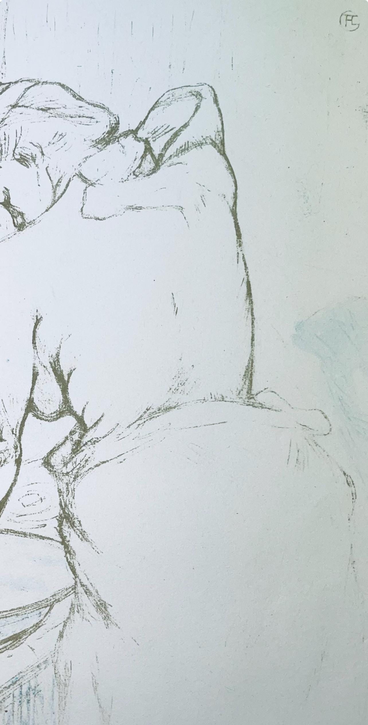 Lithograph - Henri de Toulouse-Lautrec - Composition - Images de Lautrec - 21 Planches en Couleurs - 4