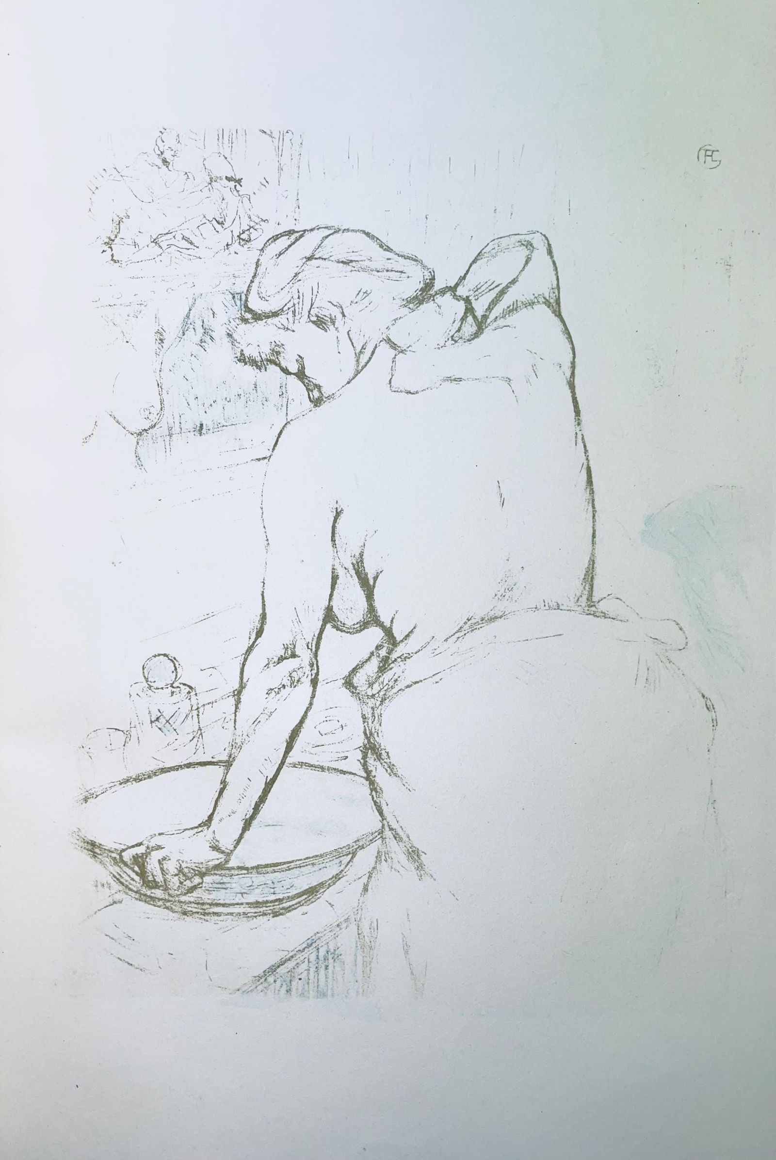 Lithograph - Henri de Toulouse-Lautrec - Composition - Images de Lautrec - 21 Planches en Couleurs - 5