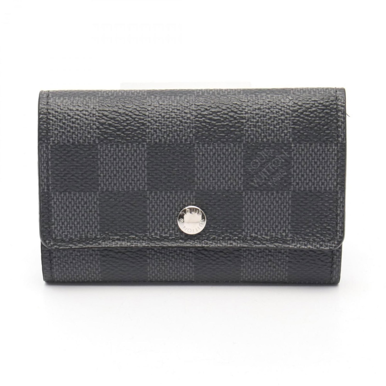Graphite Louis Vuitton Keycase Damier: Graphite Louis Vuitton Keycase Damier This listing features Graphite Louis Vuitton Keycase Damier. Item specifics are provided below. Item Specifics: Brand: Louis Vuitton Type: Keycase Color: Black, D