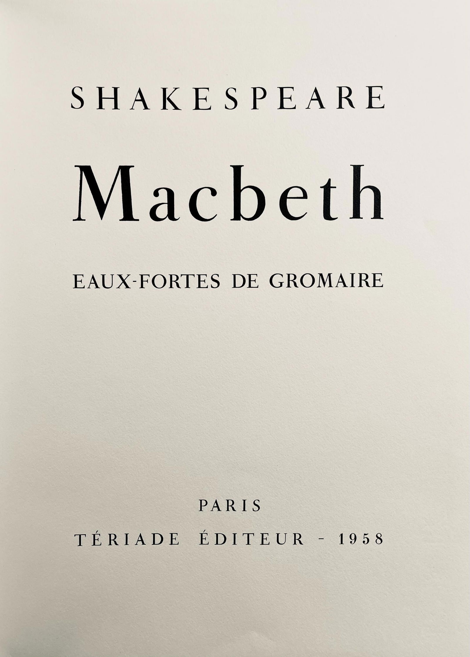 Etching - Marcel Gromaire - La Foret En Marche - Scne XXIII - Shakespeare - Macbeth - Eaux-fortes - 6