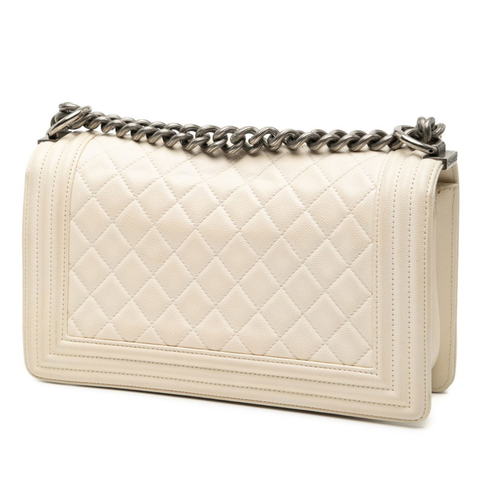 Calfskin Chanel Shoulder Bag Grained - 2