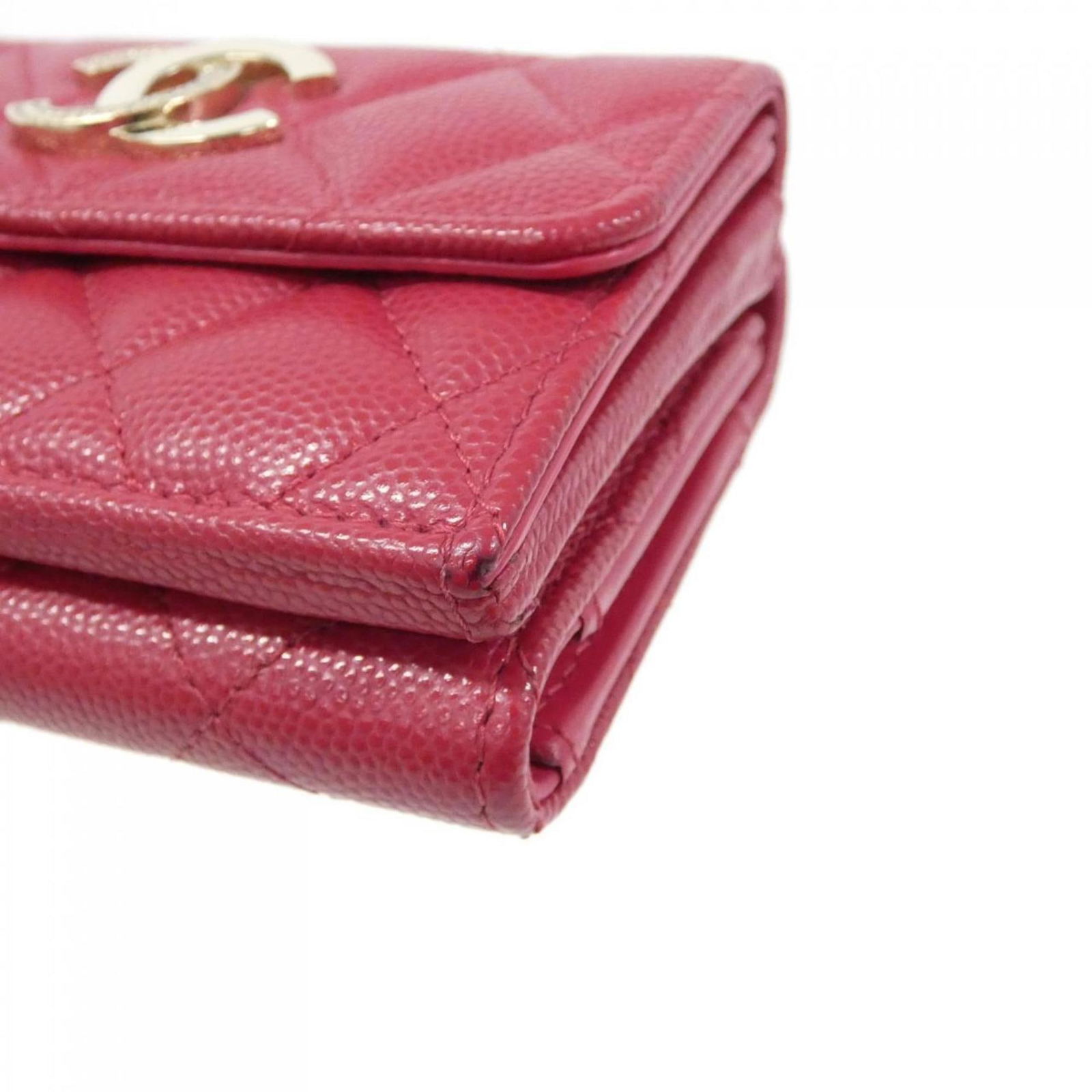Calfskin Chanel Wallet (Bi-Fold) Grained - 3