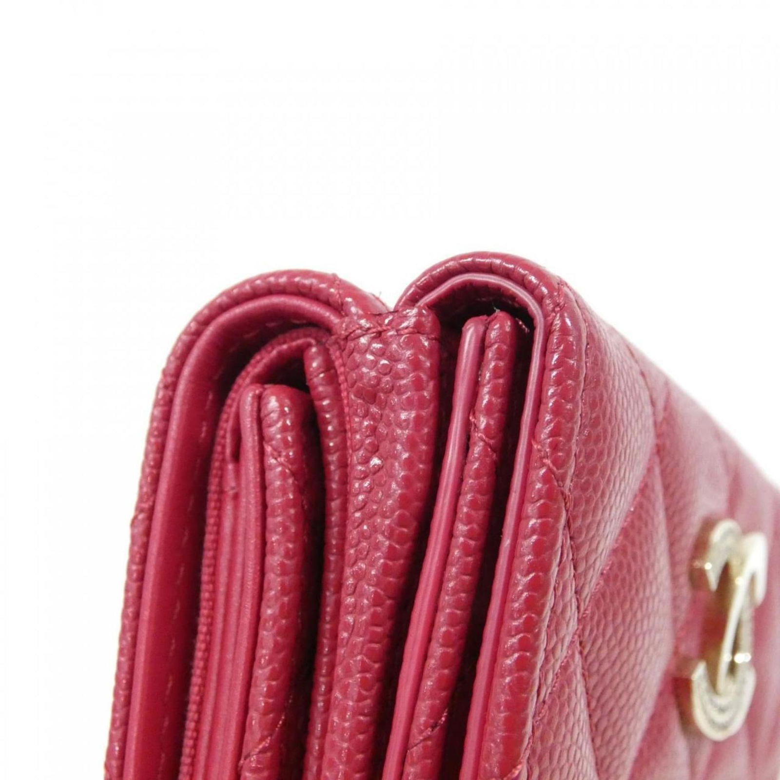 Calfskin Chanel Wallet (Bi-Fold) Grained - 4