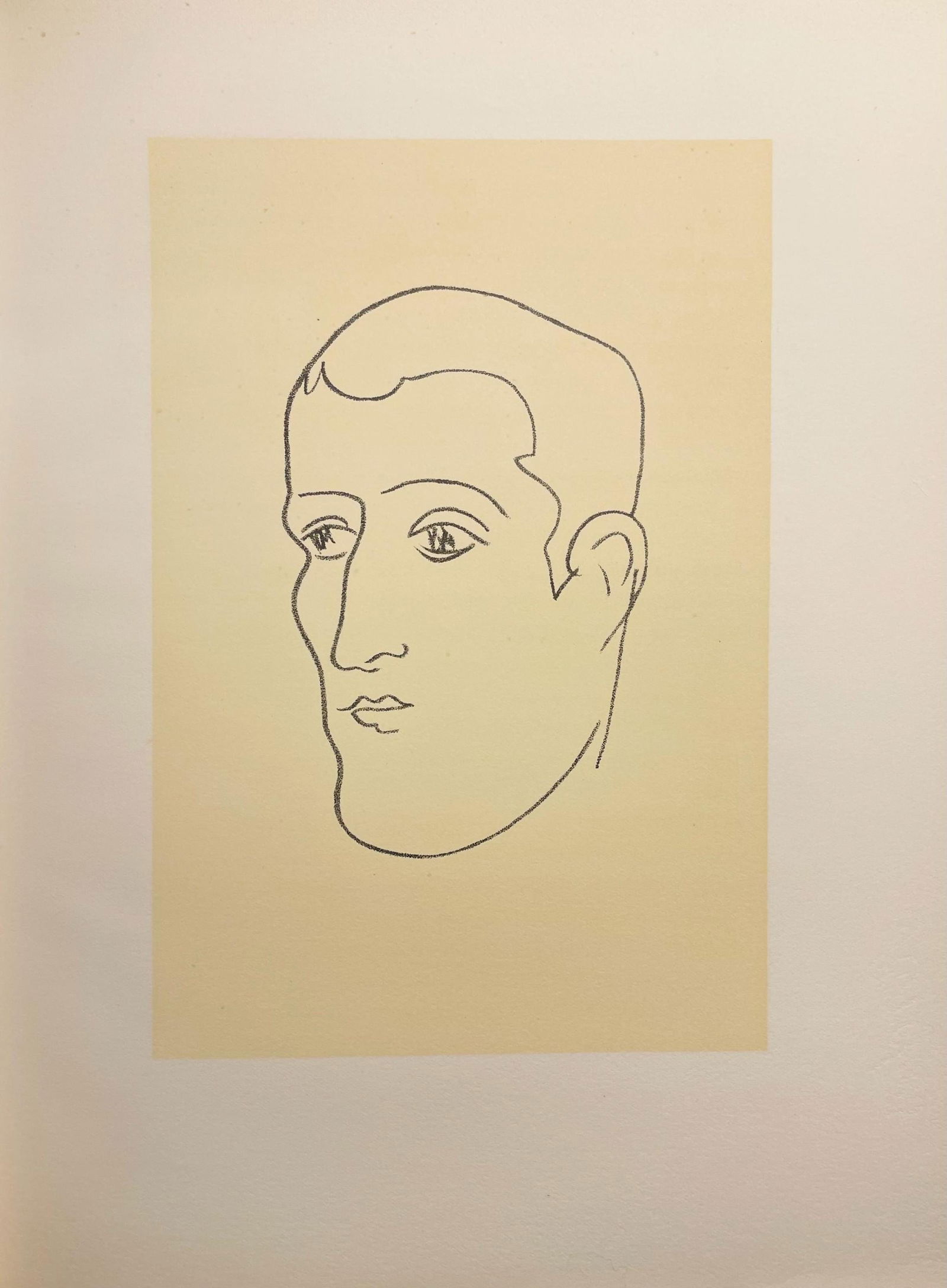 Lithograph - Henri Matisse - Composition (Duthuit 31) - Apollinaire - 4