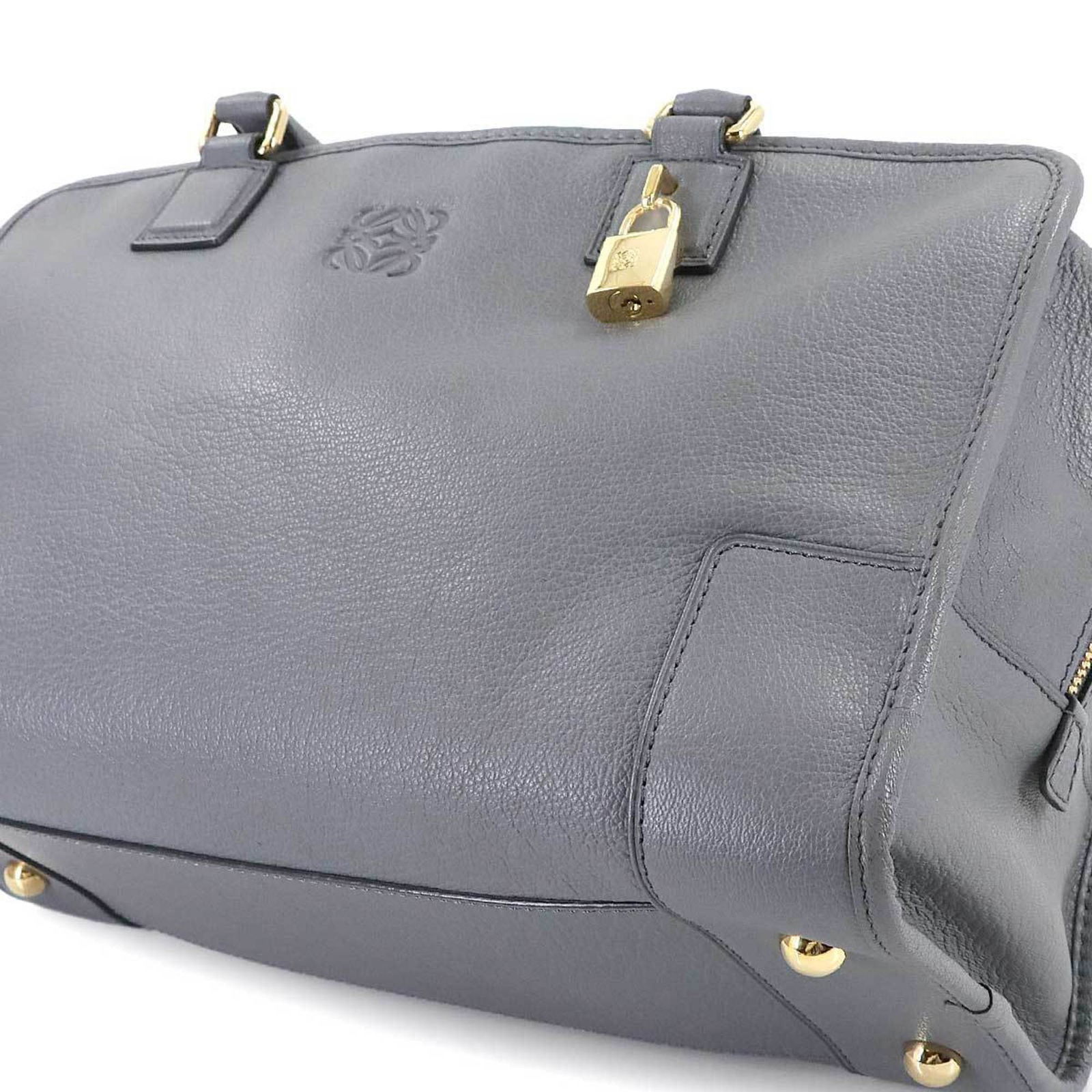 Leather Loewe Handbag - 8