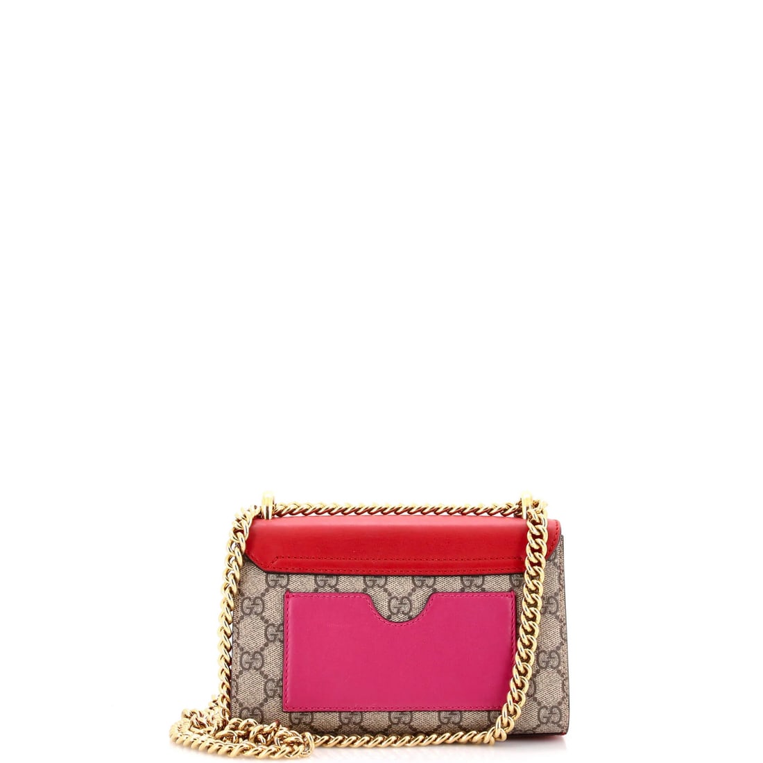 Small Gucci Padlock Shoulder Bag GG Coated Canvas and Leather - 3