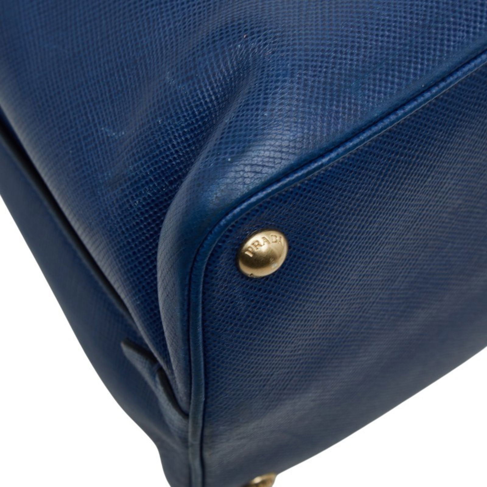 Leather Prada Handbag - 7