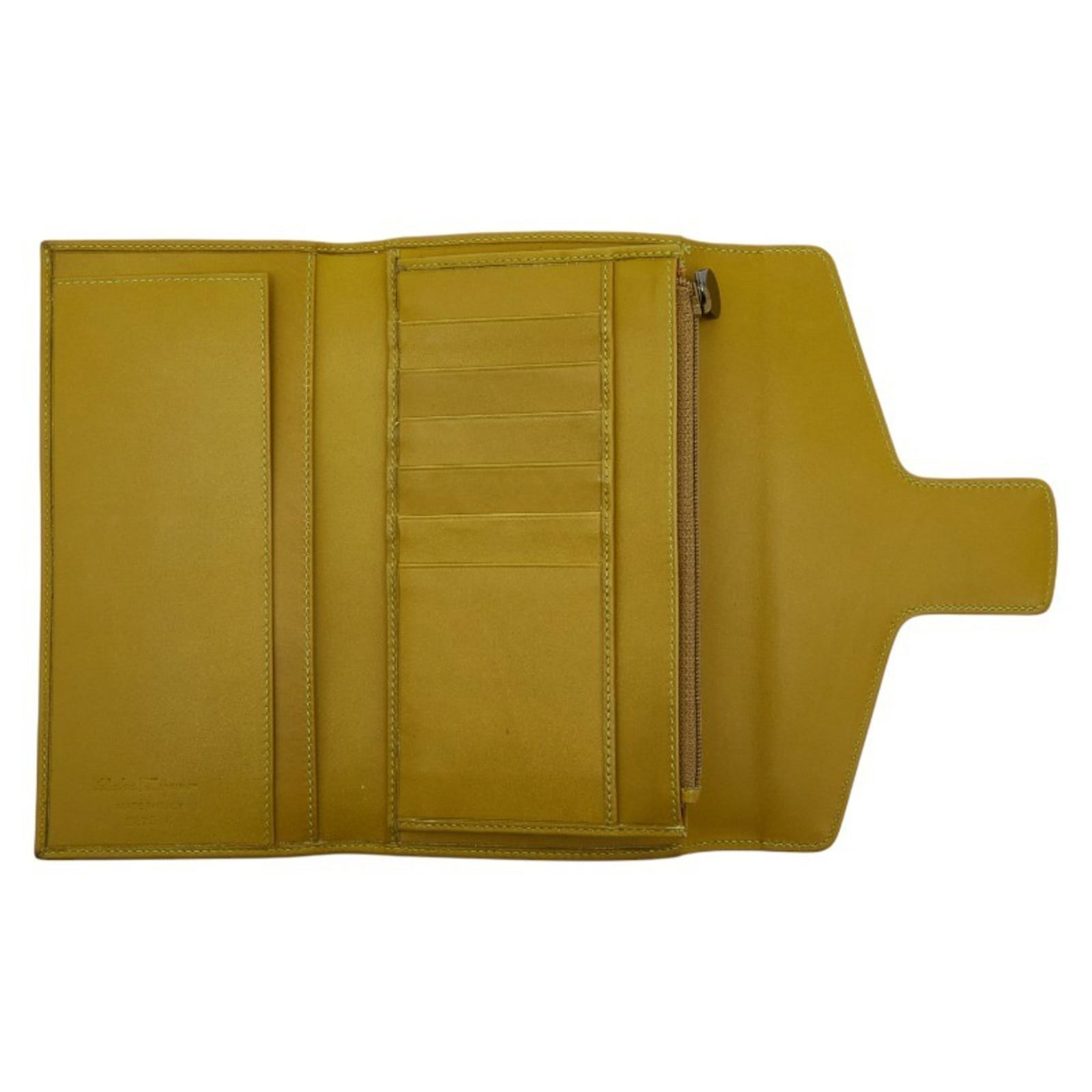 Leather Salvatore Ferragamo Long Wallet (Bi-Fold) - 6