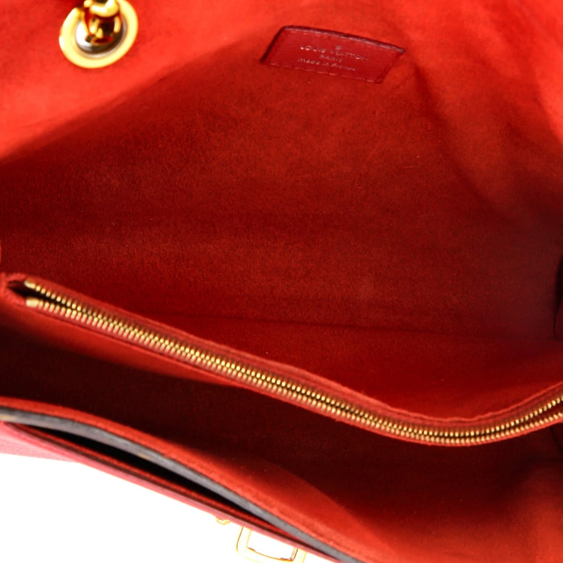 Leather Louis Vuitton Victoire Handbag Monogram Canvas and - 5