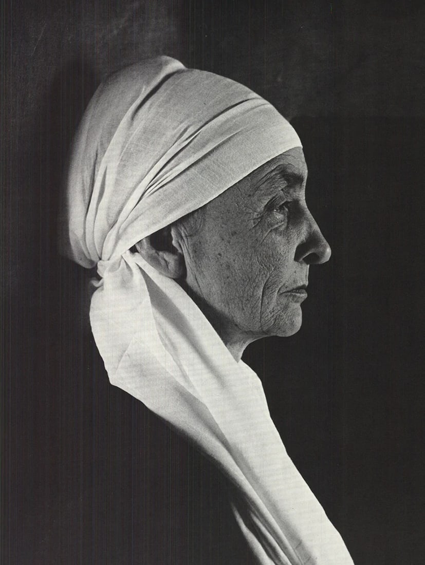 Photography PHILIPPE HALSMAN Georgian O'Keeffe 26" x 20" Offset Lithograph 1981 - 3