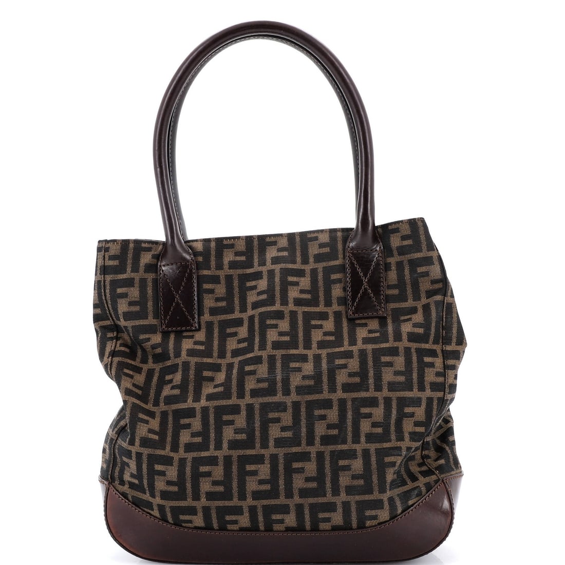 Medium Fendi Vintage Open Tote Zucca Canvas (1 of 8)