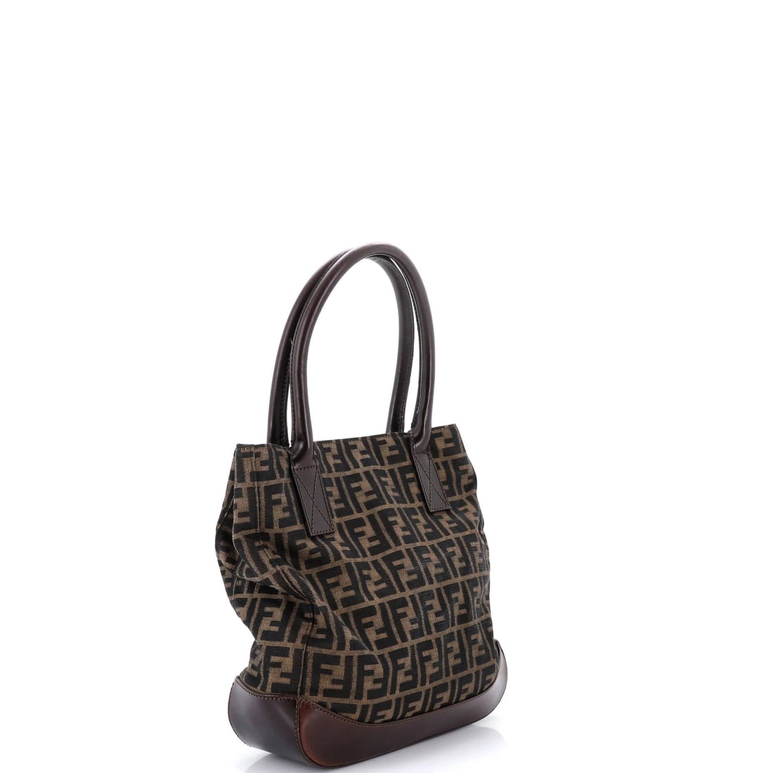 Medium Fendi Vintage Open Tote Zucca Canvas - 2