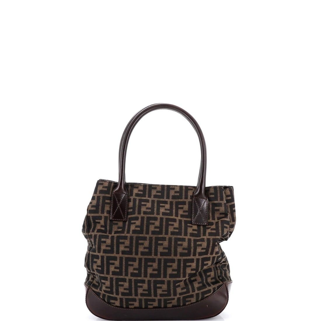 Medium Fendi Vintage Open Tote Zucca Canvas - 3