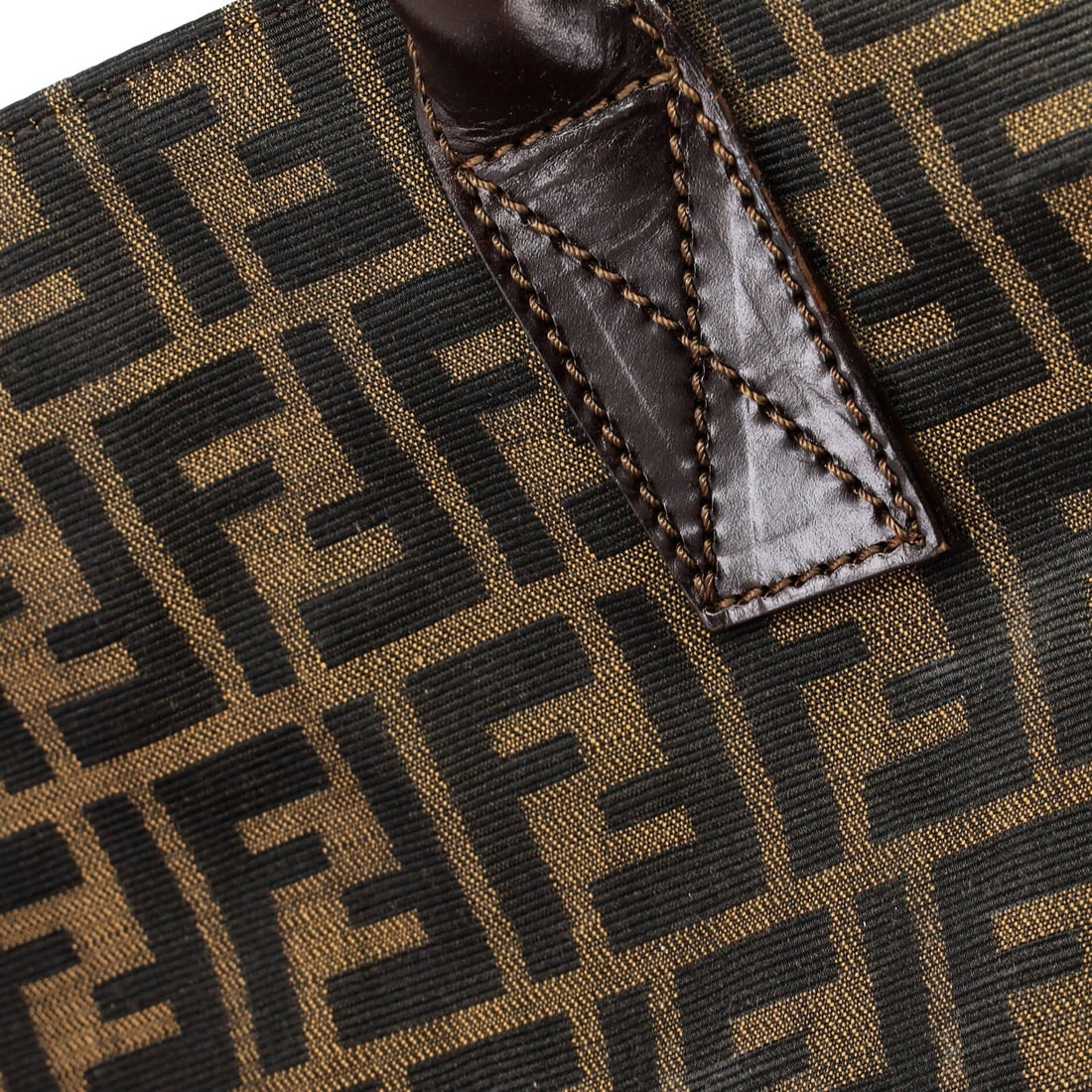 Medium Fendi Vintage Open Tote Zucca Canvas - 7