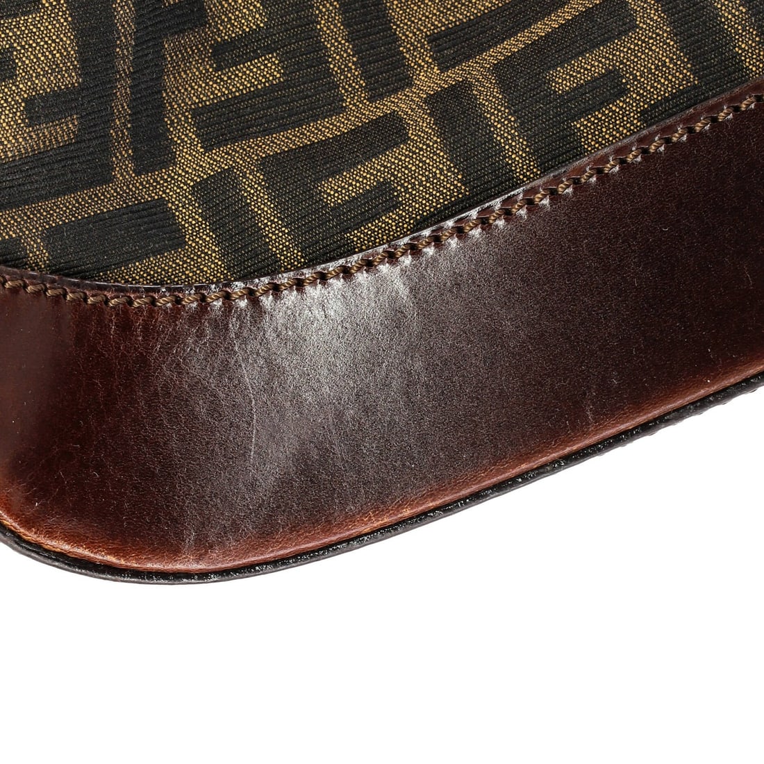 Medium Fendi Vintage Open Tote Zucca Canvas - 8