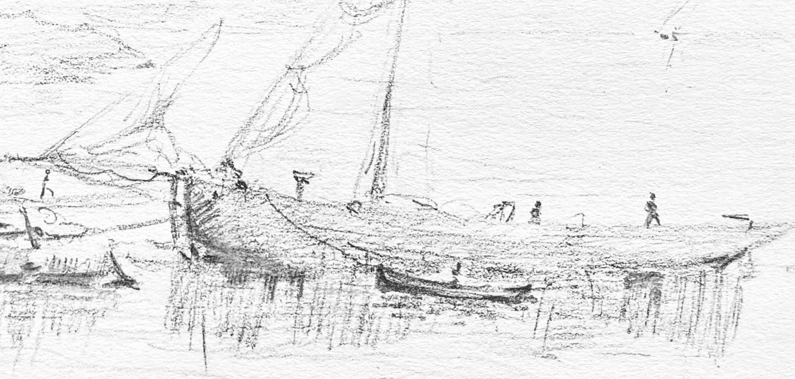 Lithograph - Henri de Toulouse-Lautrec - Composition - Toulouse-Lautrec - Album De Marine - 4