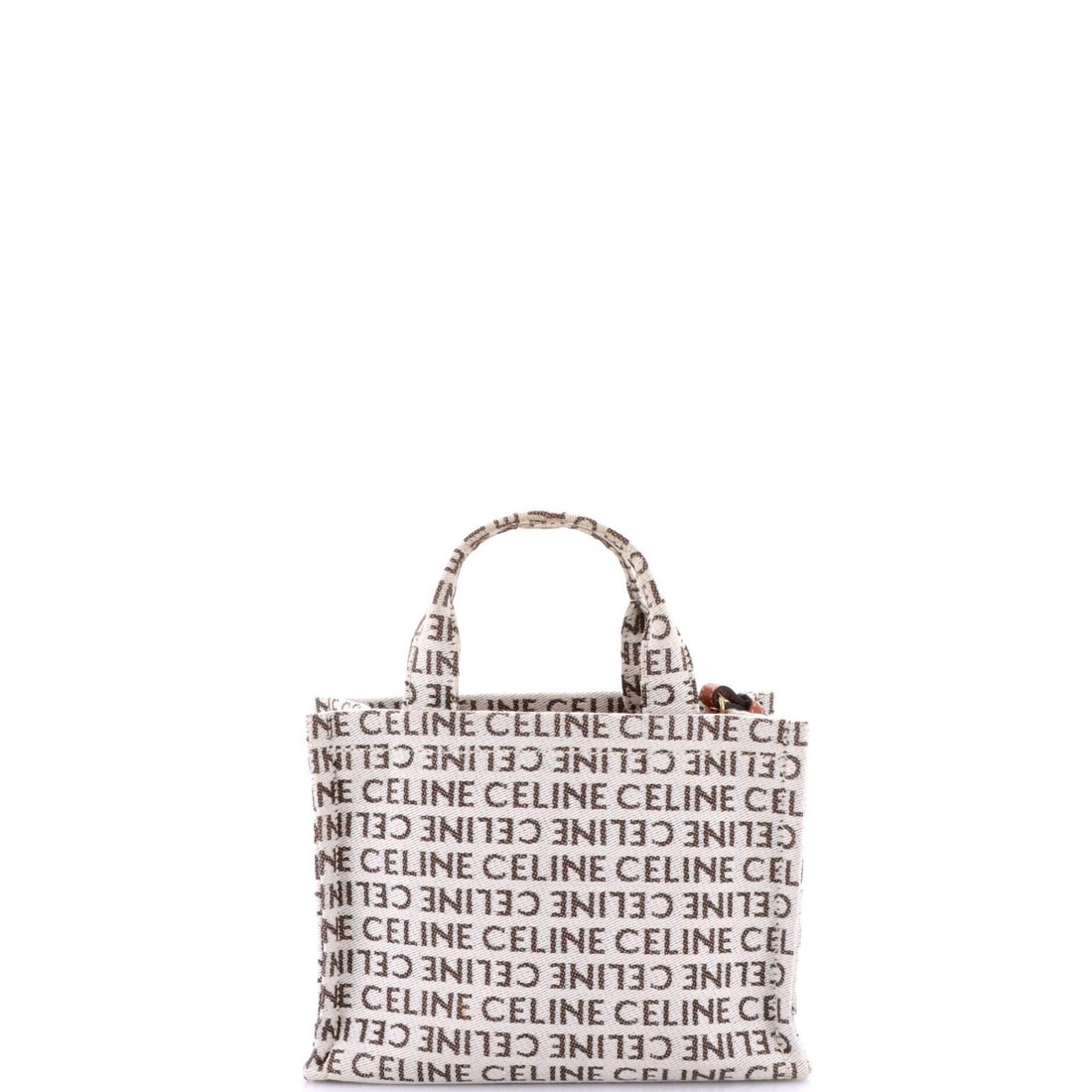 Small Celine Cabas Thais Tote Triomphe Printed Canvas - 3