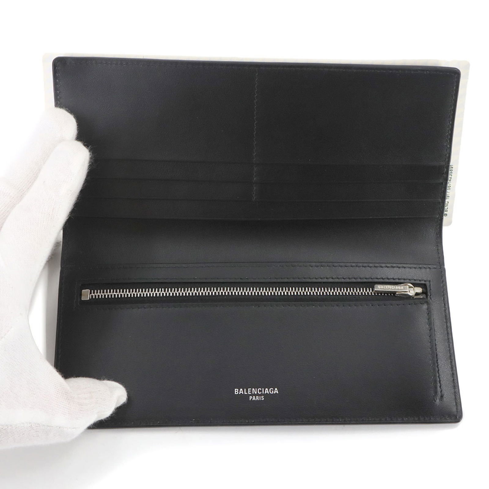 Leather Balenciaga Long Wallet (Bi-Fold) - 5