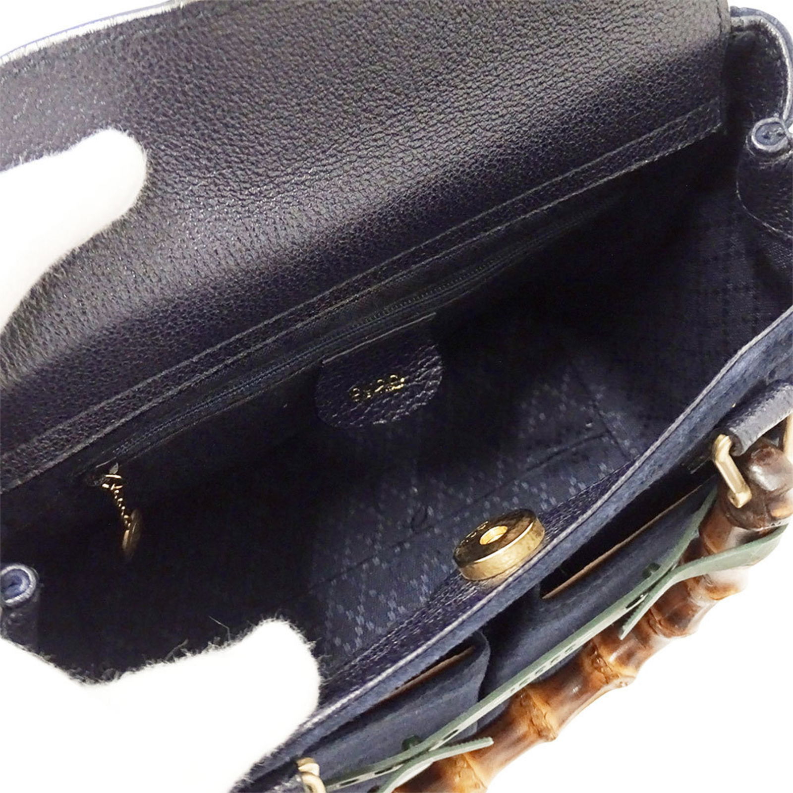 Shoulder Bag Suede - Gucci Handbag - 7