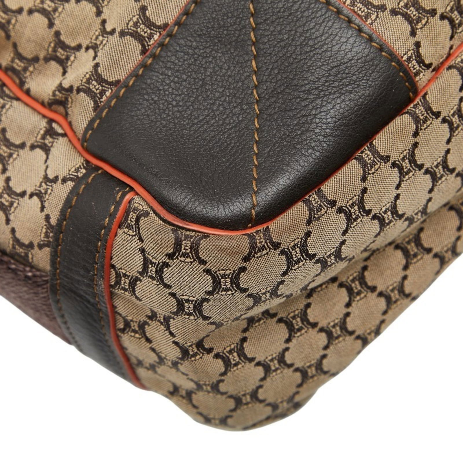 Leather - Celine Shoulder Bag Canvas - 6