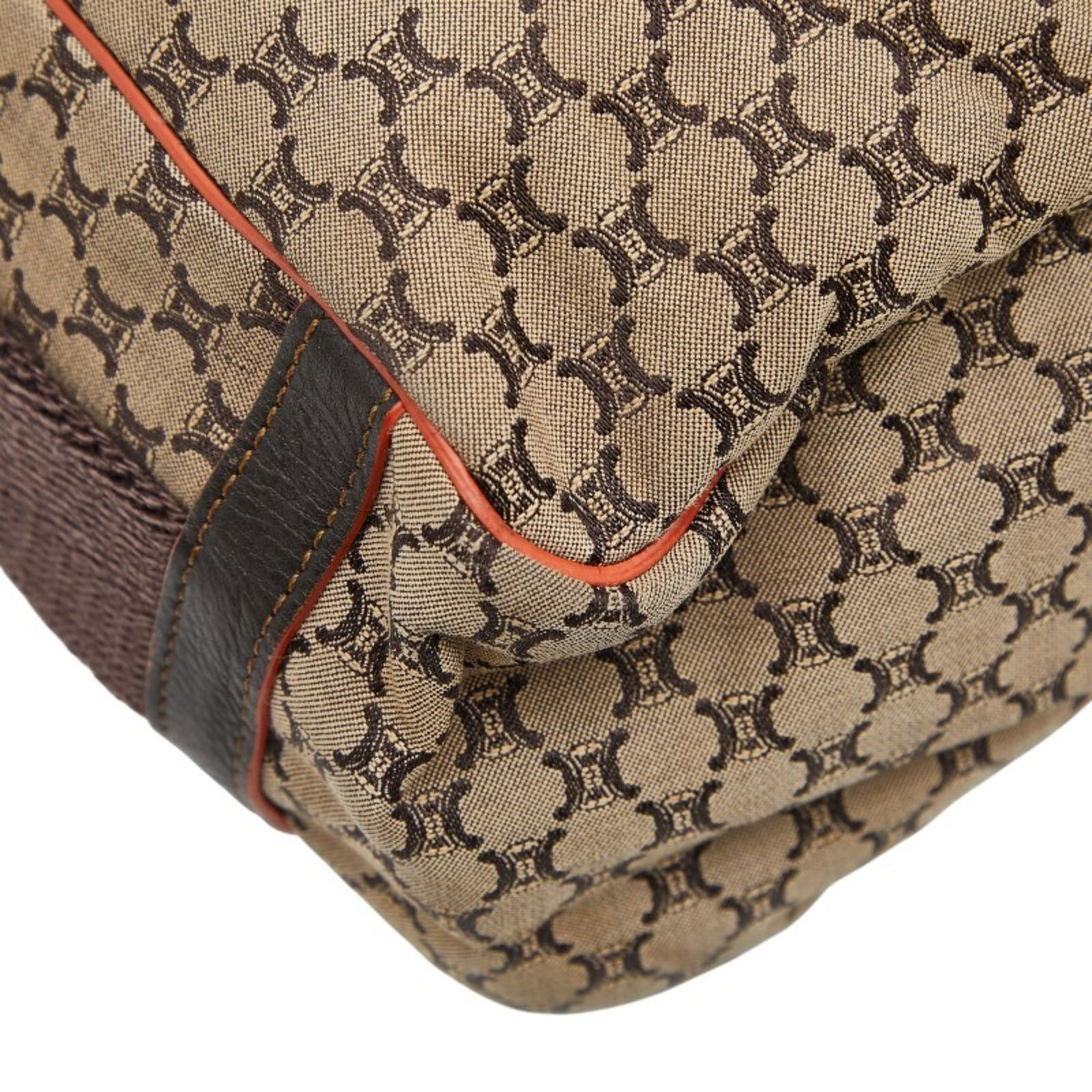 Leather - Celine Shoulder Bag Canvas - 8