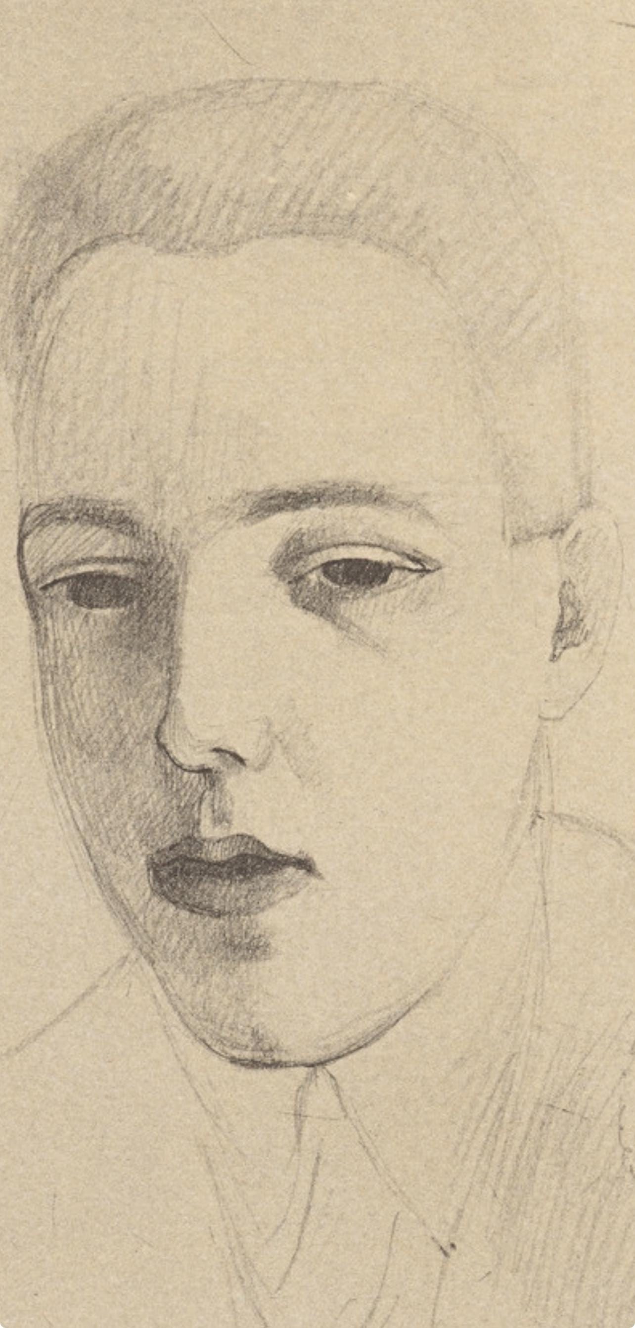 Lithograph - Marie Laurencin - Composition - Les Biches - 4