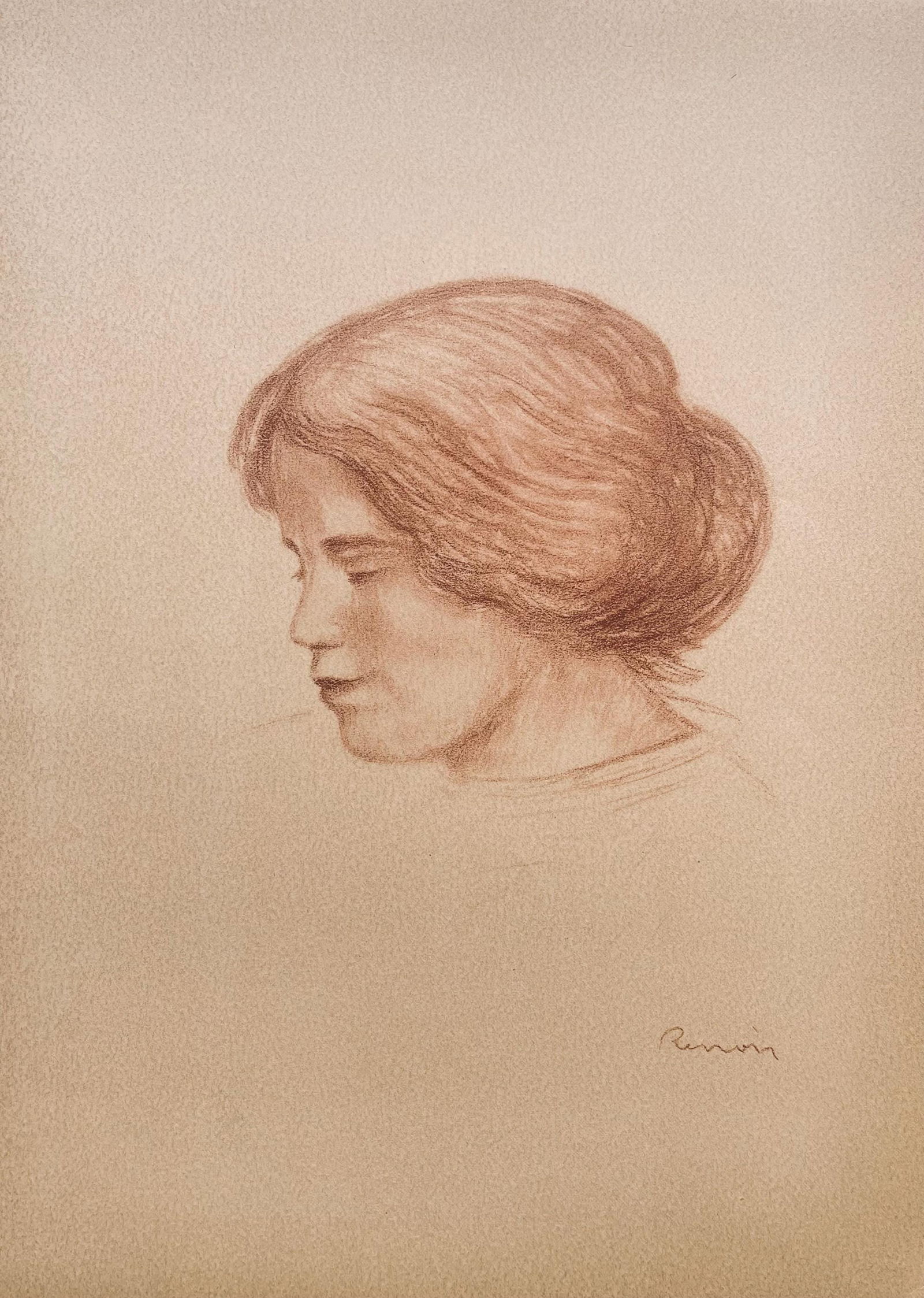 Lithograph - Pierre-Auguste Renoir - Composition - Seize Aquarelles et Sanguines de Renoir - 4