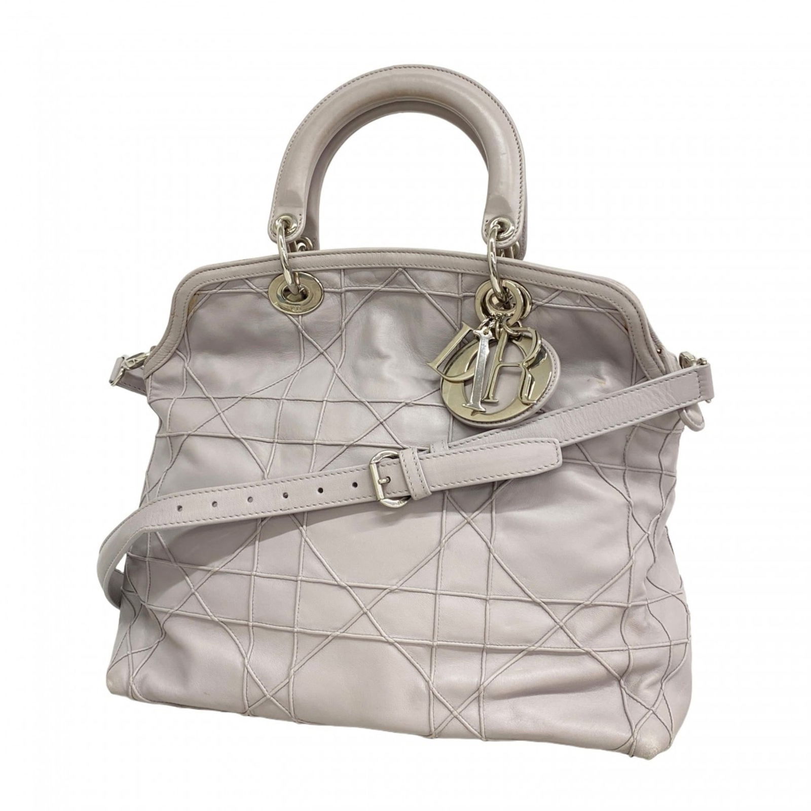 Leather Christian Dior Handbag (1 of 12)