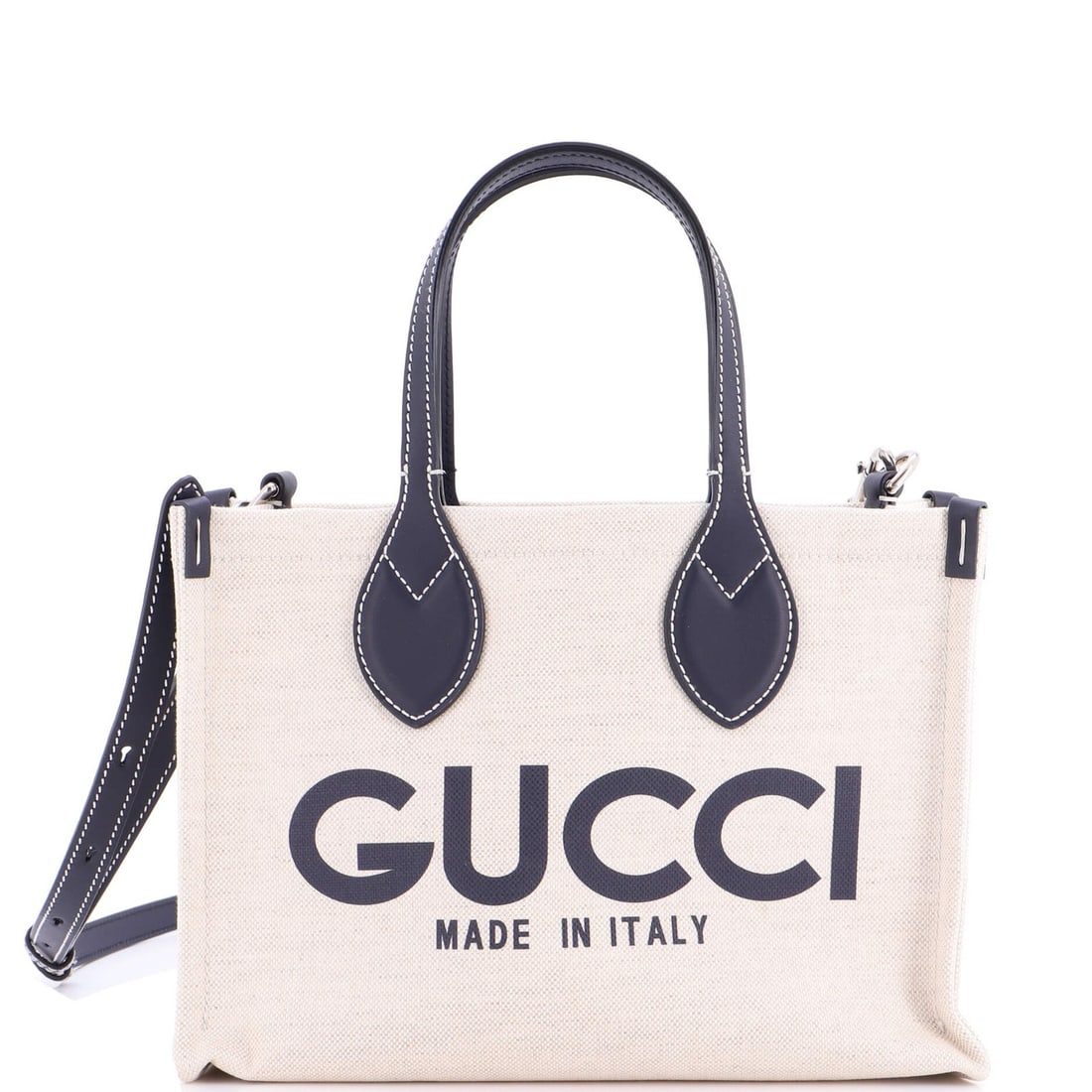 Small Gucci Logo Shopper Tote Printed Canvas (1 of 6)