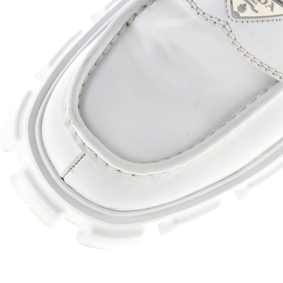 Leather Prada Men's Monolith Loafers - 5