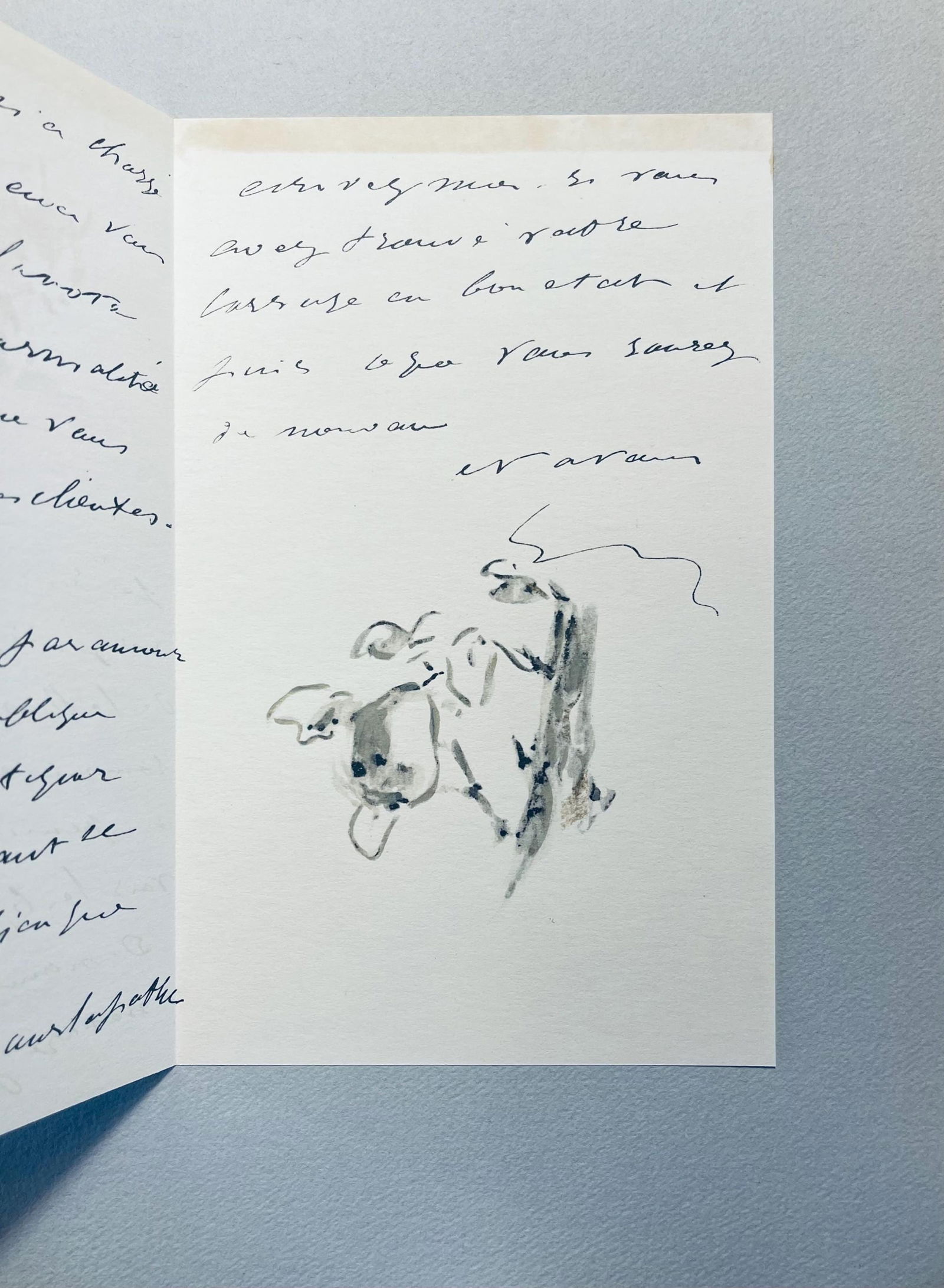 Lithograph - douard Manet - Composition - Letters with Aquarelles - 6