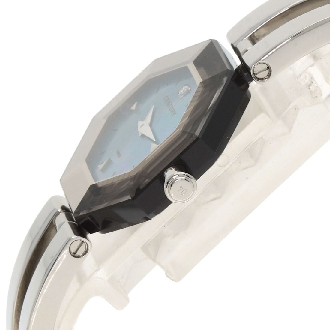 Steel CENTURY Time Gem 1P Diamond Watches Stainless Steel/ Stainless - 5