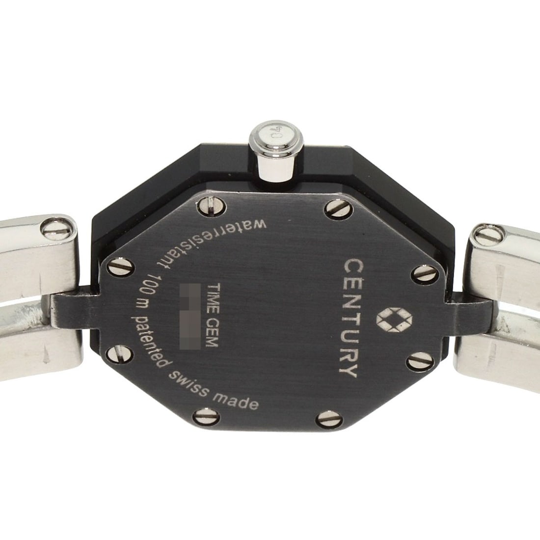 Steel CENTURY Time Gem 1P Diamond Watches Stainless Steel/ Stainless - 7