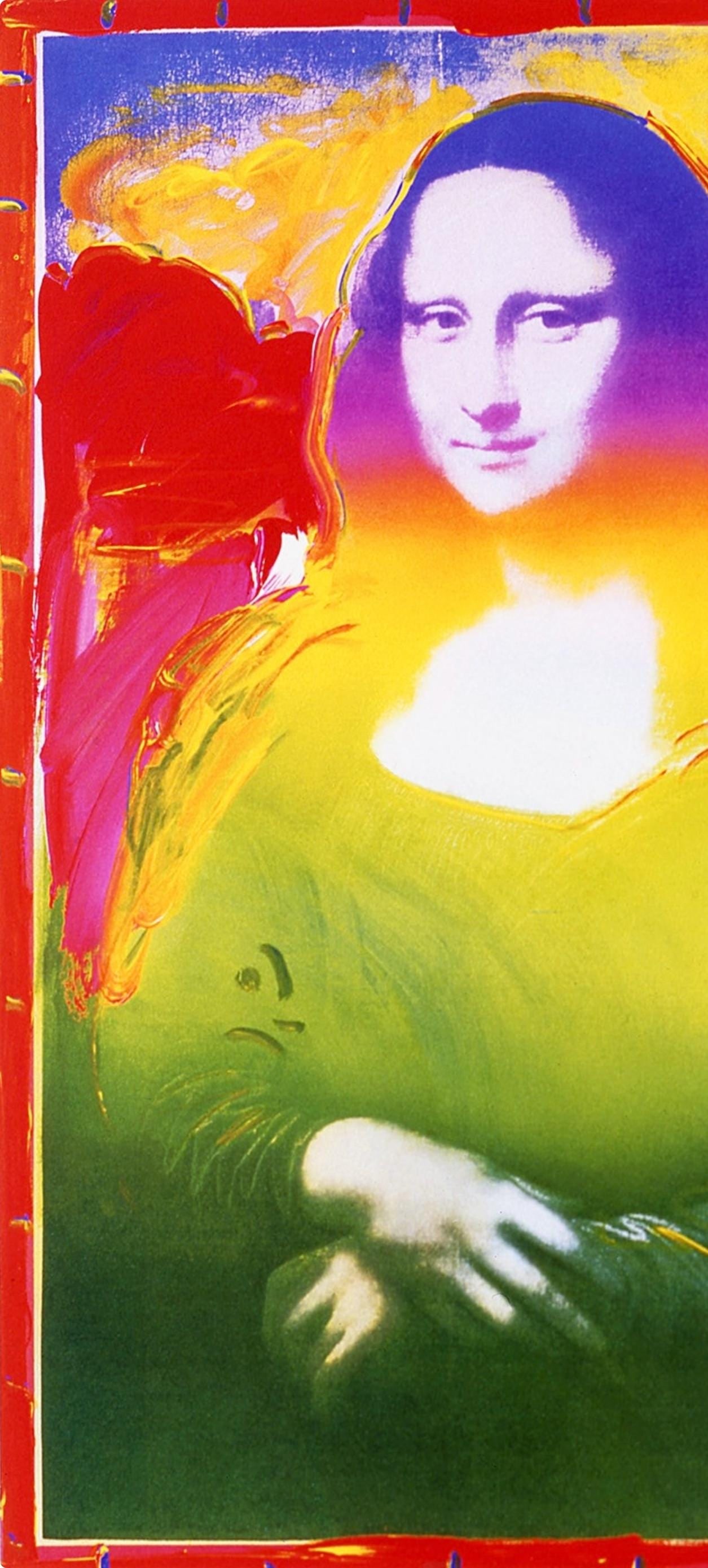 Official Lithograph - Peter Max - Mona Lisa II - Hand Signed - 4