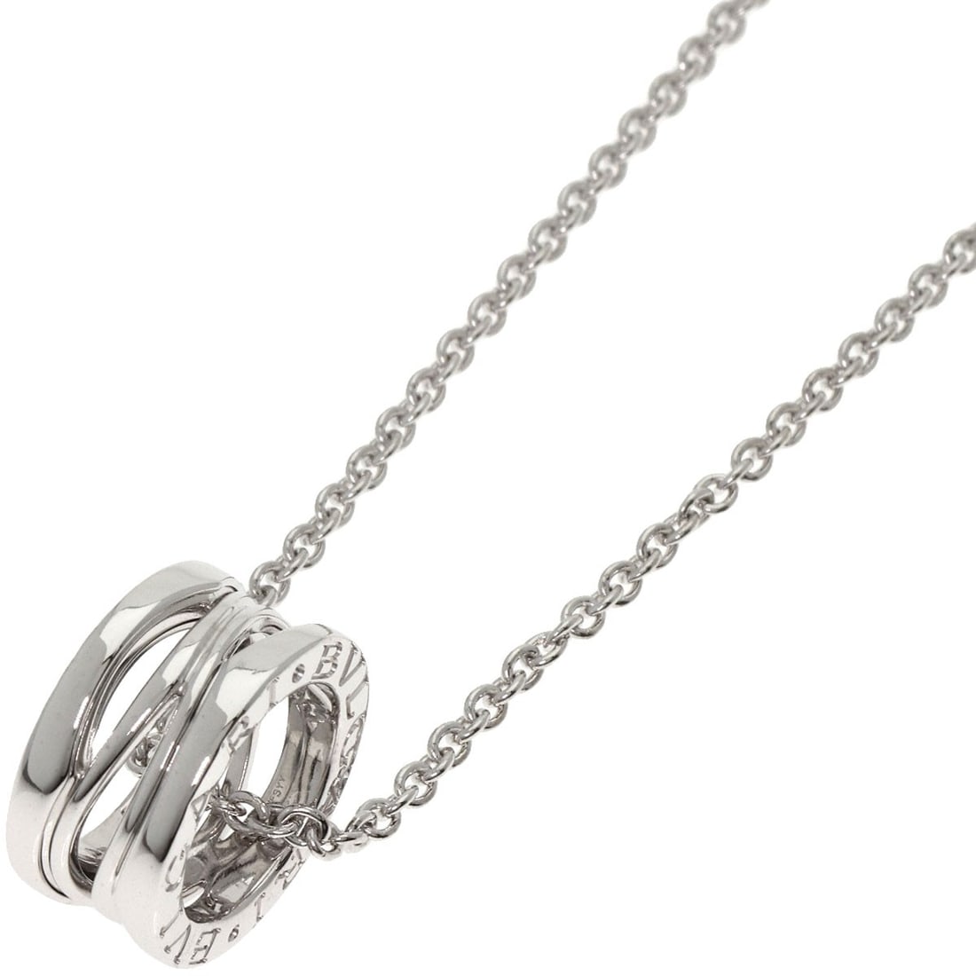 Gold BVLGARI B.zero1 Legend Necklace K18 White (1 of 6)