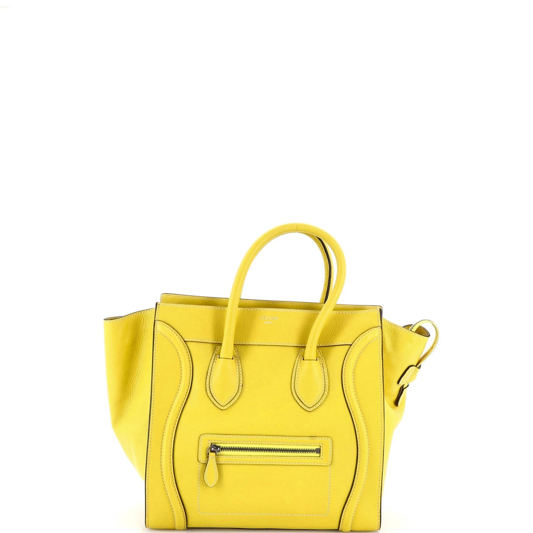 Mini Celine Luggage Bag Grainy Leather: Mini Celine Luggage Bag Grainy Leather This listing features Mini Celine Luggage Bag Grainy Leather. Item specifics are provided below. Item Specifics: Brand: Celine Exterior Material: Leather