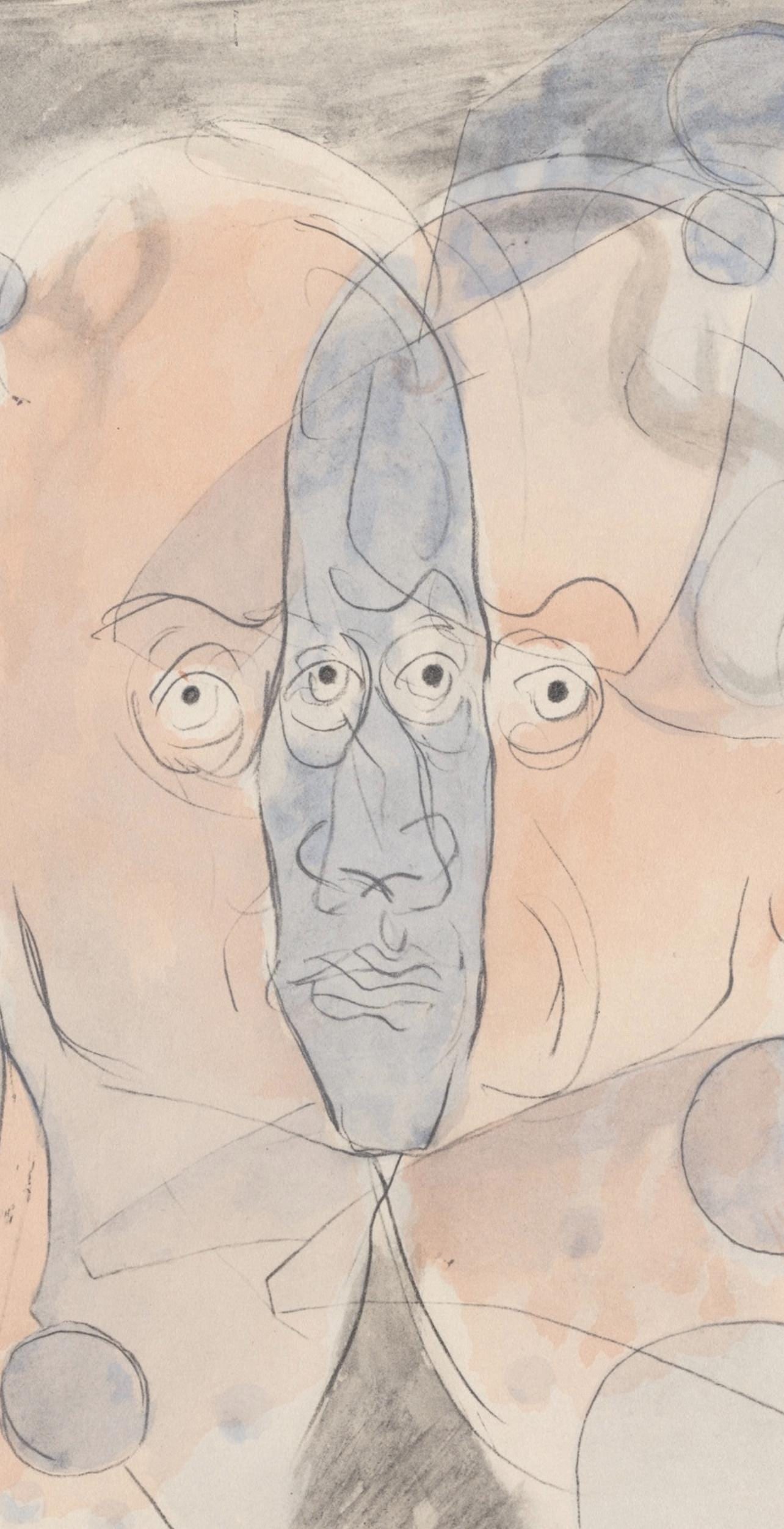 Lithograph - Francis Picabia - Composition - Le Peseur d'mes (The Weigher of Souls) - 2