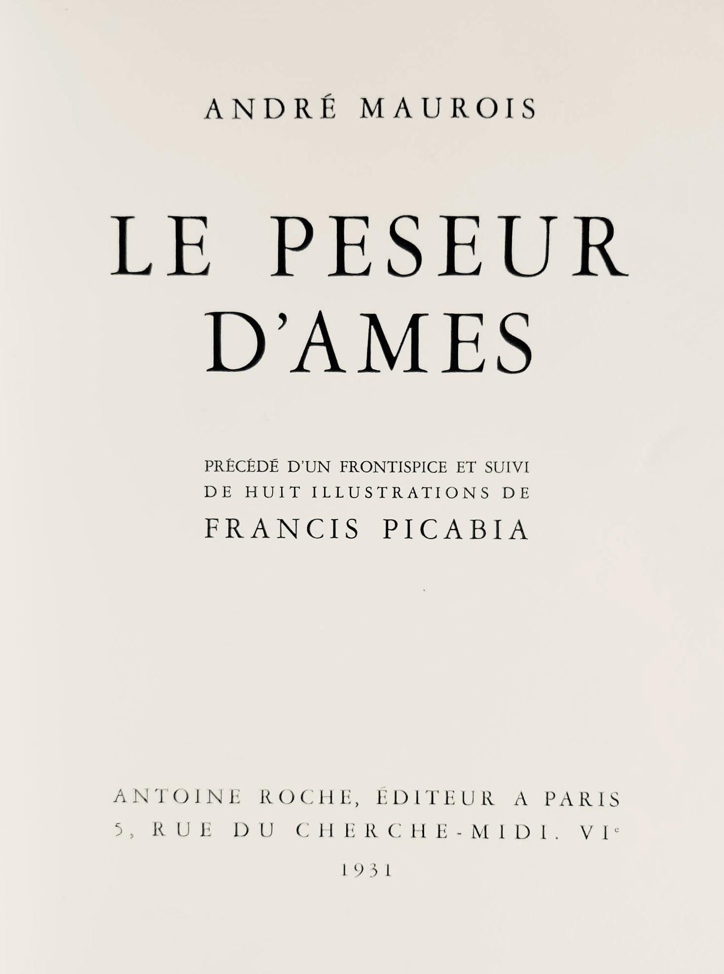 Lithograph - Francis Picabia - Composition - Le Peseur d'mes (The Weigher of Souls) - 6