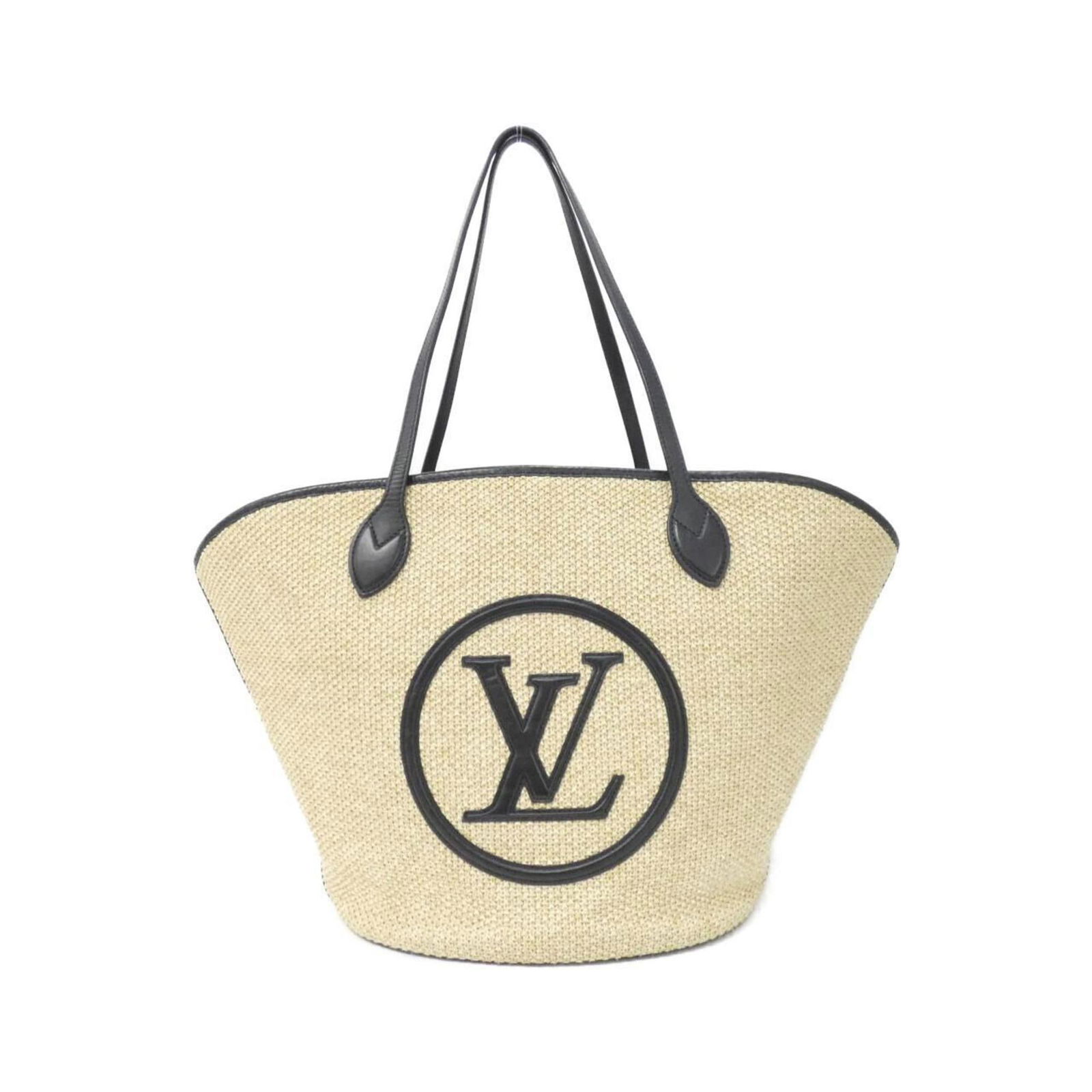 Raffia Louis Vuitton Handbag: Raffia Louis Vuitton Handbag This listing features Raffia Louis Vuitton Handbag. Item specifics are provided below. Item Specifics: Brand: Louis Vuitton Type: Handbag Material: Raffia Color: Black