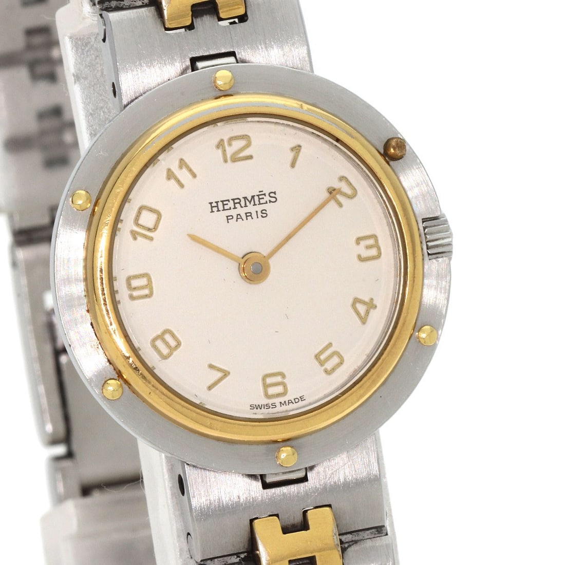 SSxGP HERMES Olympia Watches Stainless Steel/ - 4