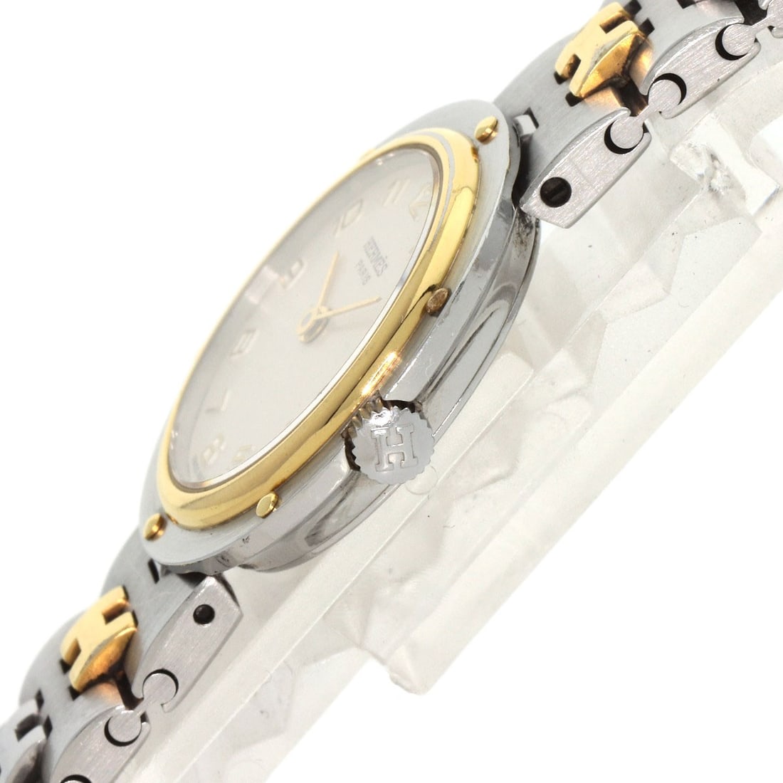 SSxGP HERMES Olympia Watches Stainless Steel/ - 5