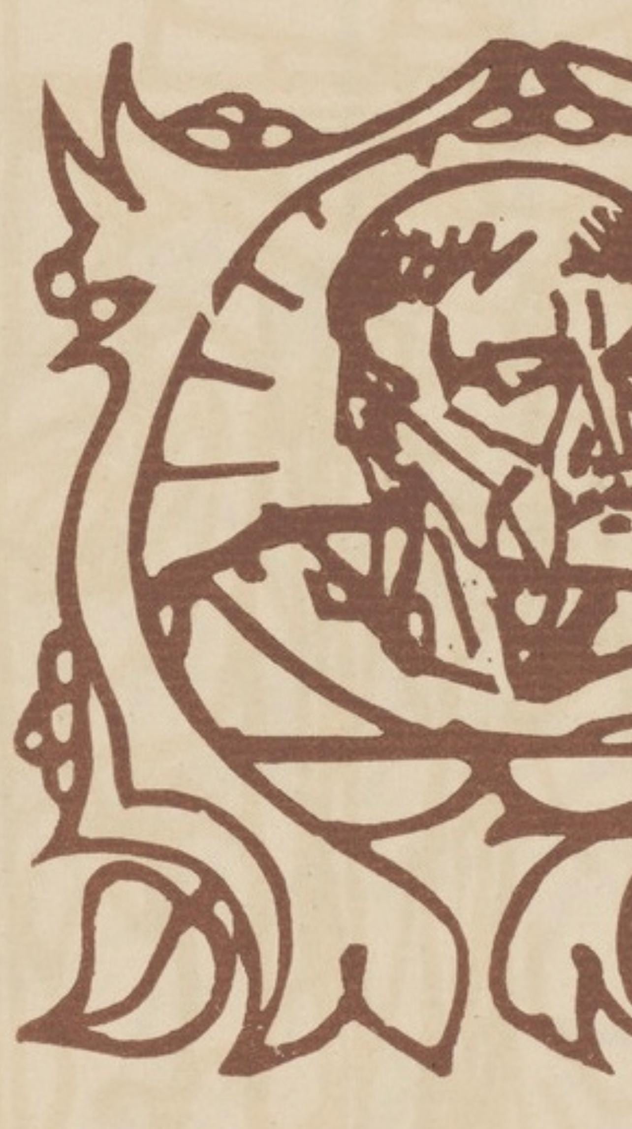 Woodcut - mile Bernard - Composition (Morane - No. 100) - Les Petites Fleurs de St. Franoise - 3