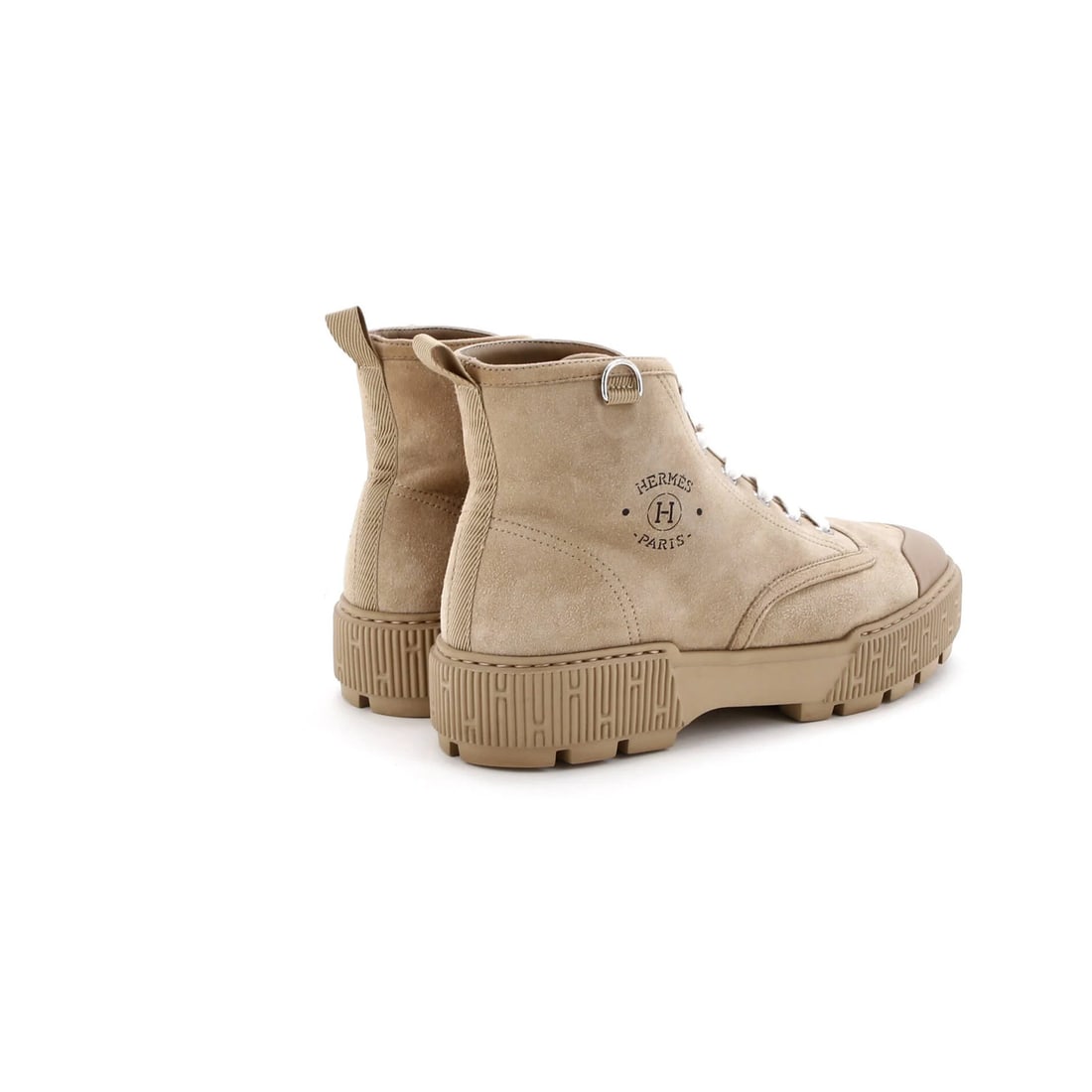 Leather Hermes Women's Itineraire Ankle Boots Suede with - 3